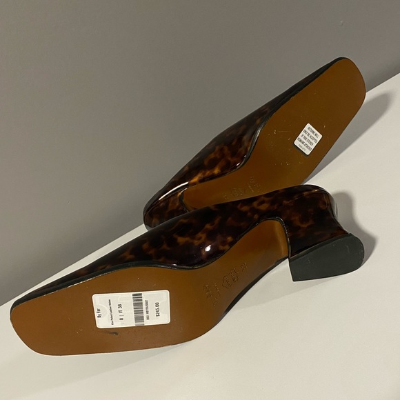 Sold By Far Kim Square Toe Mule in Patent - Picture 13 of 15